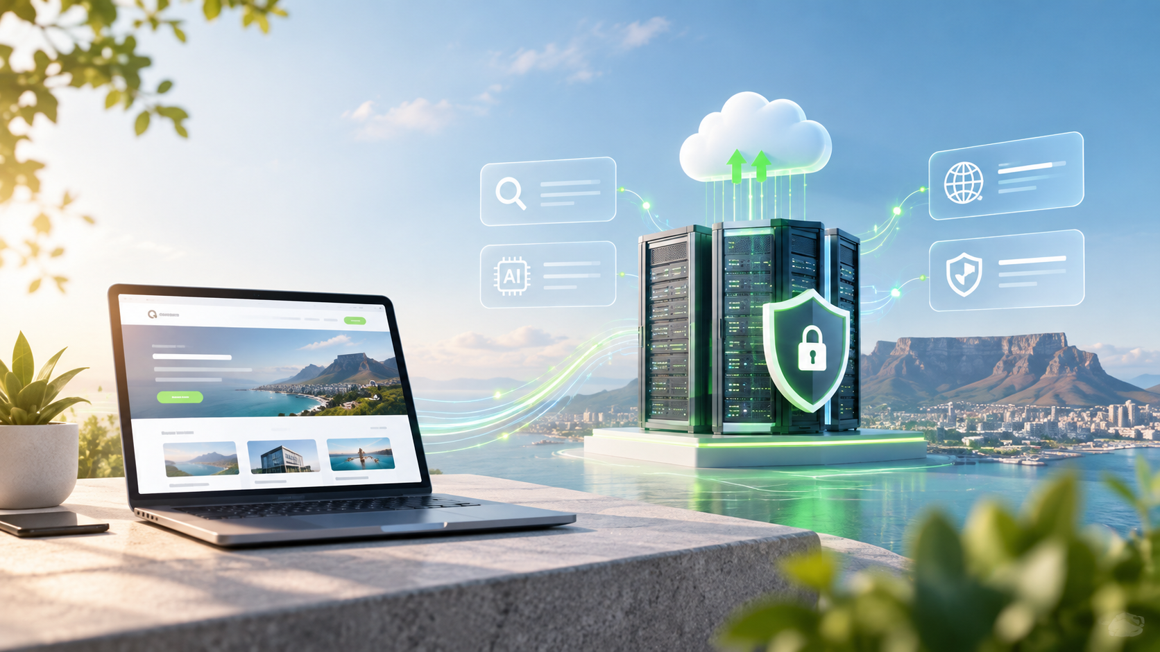 Professional developer coding — Cape Town full-stack development